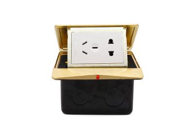 China Commercial Waterproof Floor Outlet , Soft Pop Up Power Socket Floor Mounted for sale