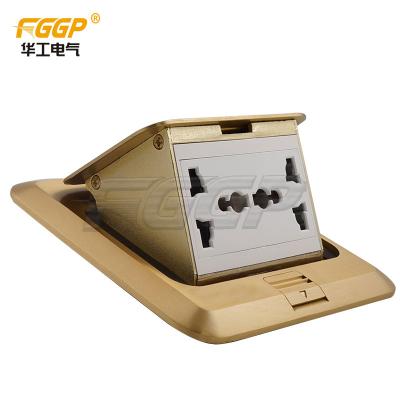 China ISO9001 110V 250V Granite Flooring FGGP Floor Socket Box for sale