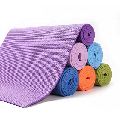 China Customizable yoga mat PVC 6mm logo PVC non-slip artistic eco-friendly non-slip yoga mat for sale