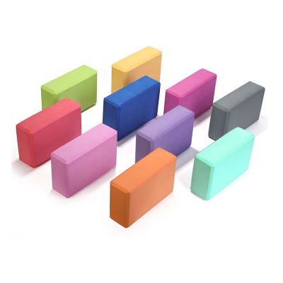 China Professional Wholesale Artistic Durable EVA Foam Yoga Block High Density Yoga Blocks Eco-friendly Fitness Yoga Block Bricks for sale