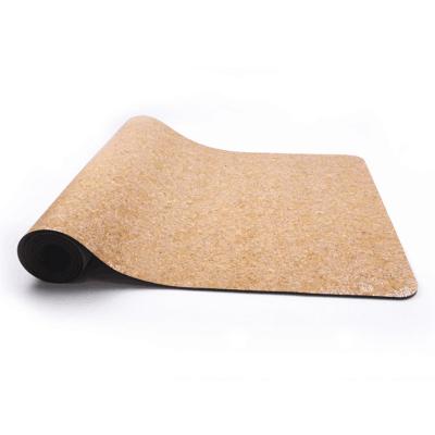 China Eco-Friendly Cork Anti Slip Custom Printing Yoga Mat Wear Resistant Artistic Natural Organic Yoga Mat Eco-Friendly for sale