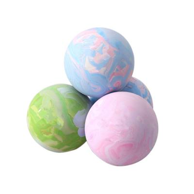 China Artistic Custom Yoga Balls Pilates Ball Natural Rubber Lacrosse Massage Ball / Massage Lacrosse Ball for sale