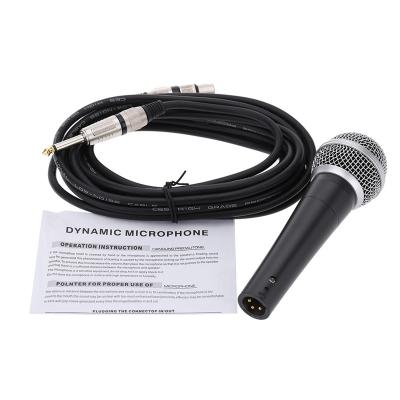 China Free Shipping 58LC Handheld Professional Karaoke Handheld Microphone 58 LC Handheld Dynamic Microphone Wired Microphone for sale