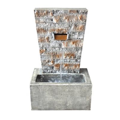 China Outdoor Resin Garden Resin Water Fountain Christmas Decoration for sale