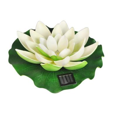 China KX3369 Lotus Flower Outdoor Pool Floating Solar Garden Light for sale