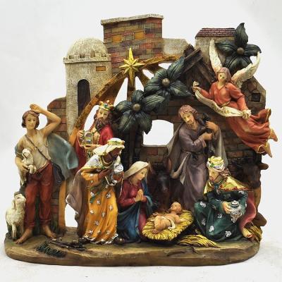 China Wholesale Europe Resin Religious Statues Nativity Figurine for sale