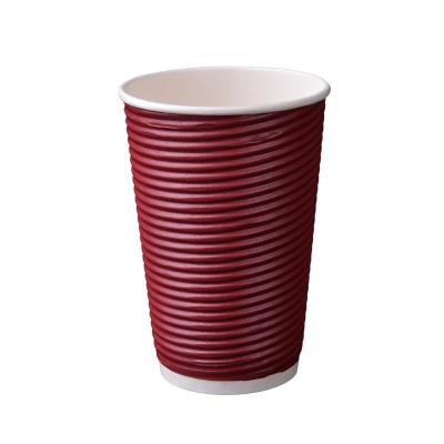 China Disposable Custom Printing LOGO Paper Coffee Cup Iced Juice Breakfast Tea Cup for sale