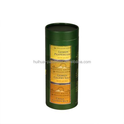 China Offest Handmade Printing Pop Top Paper Tube Containers For Dry Food Packaging for sale