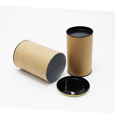 China Recycled Packaging Materials Kraft Paper Tube Paper Cylinder Paper Tube Cookies Biodegradable Box for sale