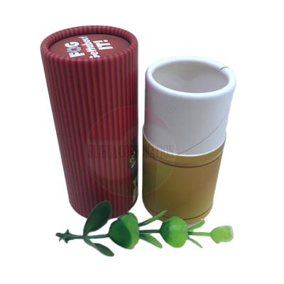 China Handmade Small Biodegradable Paper Tube Cosmetic Packaging Tube Box Paper Lipstick for sale