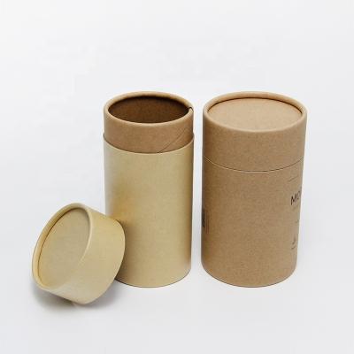 China Biodegradable Round Biodegradable Kraft Paper PLA Paper Inner Tube For Nut Packaging for sale