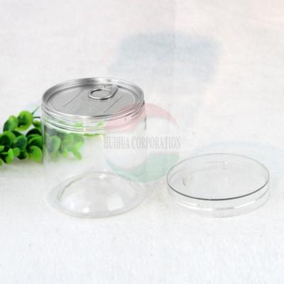 China Steamable Clear Plastic Container Packing PET Bottle With Plastic Screw Cap Maker for sale