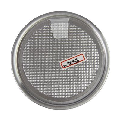 China Non Spill Factory Price Aluminum Easy Open Peel Lid For Food Cans for sale