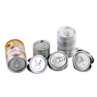 China Non Spill Aluminum Easy Lid DRUNKARD Open Top Lid For Drinking Carbonate Cans for sale