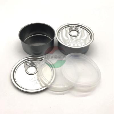 China Professional Small Hemp Cookie Packaging 100ml Easy Open Ring Pull Tin Can for sale