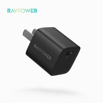 China RAVPower Mini Portable RP-PC164 Mobile Wall Fast Charger PD 20w High Speed ​​Type AC Plug for sale