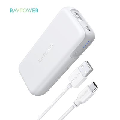 China RAVPower Fast Charging Support Mini Portable Power Bank PD Pioneer 20W 2 Port Fast Charging Power Bank 10000mAh 2 For iPhone and Android for sale