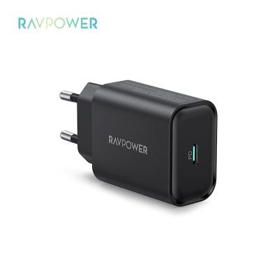 China RAVPower RP-PC156 25W 25W Palladium TYPE-C Power Adapter EU Wall Charger Fast Charging Adapter For Samsung iPhone 13 for sale