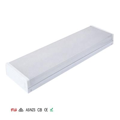 China A60 SAA AU/NZ 2*T8 Quality 4ft Wide Batten Fluorescent Light Fixture Waterproof Commercial and Home LED Tubes Tri Proof for sale