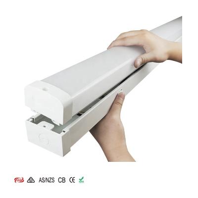 China Steel+PC SAA certificated manufacturing 2ft wp LED battens led tubes batten tri proof light ceiling battens bracket for AU/NZ for sale