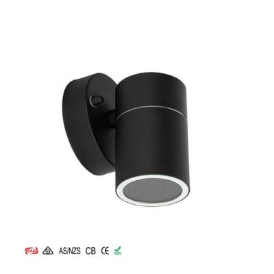 China SAA 1* Gu10 Modern Round Aluminum Modern Weatherproof IP54 Weatherproof Fixed Outdoor Modern Led Wall Lights For Fiji AU NZ for sale