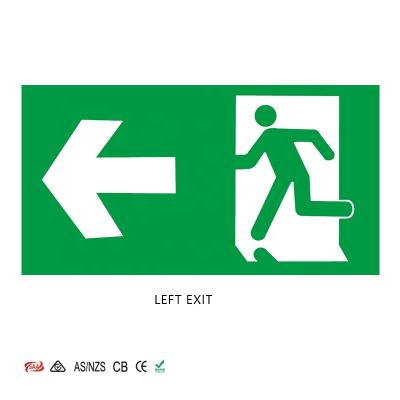 China Commercial Office Areas SAA AS/NZS 2293 Factory LED Recessed Blade Exit Commercial Australian Standards Emergency Led Exit Signs AC85-277V for sale