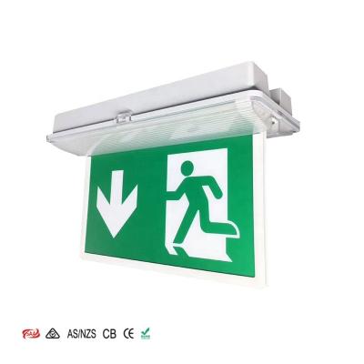 China Exit Blade Mount Factory LED Doors SAA AS/NZS 2293 Shenzhen Exit Cat Litter Box Panel Too No Touch Button AC85-277V for sale