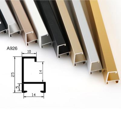 China Modern Aluminum Frame Profile For Picture Photo Frames Aluminum Extrusion Profile Mirror Frames for sale