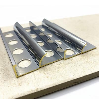 China Modern DIY Custom Edge Angles DIY Decorative Marble Ceramic Border Marble Corner Bead Internal Cheap Brass Tile Trim for sale