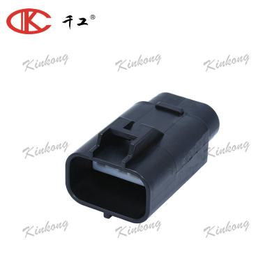 China Kinkong 2 Pin Male Black Waterproof Automotive Electrical Wiring Connector MG652934-5 for sale