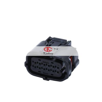 China 12 Way SCU Female Black Waterproof Automotive Smart Lock Control Smart Key Connector 6189-1128/90980-12356 for sale