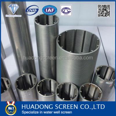 China Liquid Filter Soild Filter Johnson Stainless Steel Water Bore Well Screen Pipe for sale