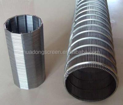 China Johnson Type Water Well Screen Filter Liquid Pipe / Stainless Steel Casing Pipe for sale