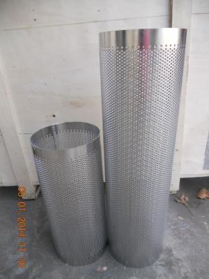 China Liquid Pipe And Small Hole Size Small Diameter Perforated Pipe / Perforated Steel Pipe for sale