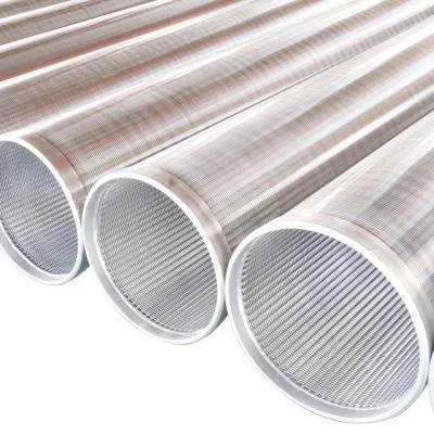 China Johnson Wedge Wire Screen/Drill Pipe Stainless Steel Well Screen Casing Pipe for sale