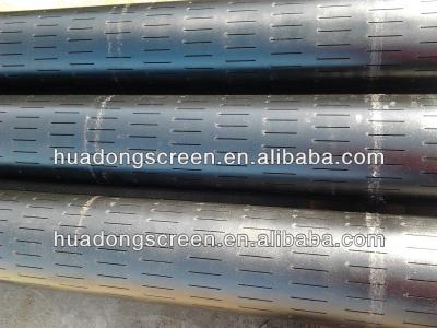 China Drill Pipe Supply 1mm Slot Laser Cut Slot Pipe / Slot Casing Pipe for sale