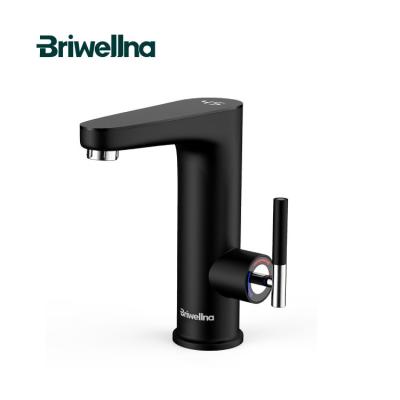 China Bathroom Bottom Single Lever Instant Electric Instant Faucet Water Tap Heater Faucet LED Digital Geyser Briwellna Water Heater for sale