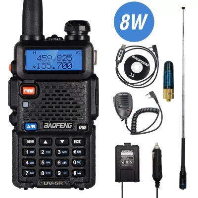 China Baofeng UV-5R cheap original radio two band walkie talkie with high capacity battery handheld UV-5R long term for sale