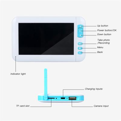 China 3.9mm HD 1080P 4.3 inch 4.3 inch Large Screen Visual Ear Wax Removal Ear Endoscope USB Ear Cleaning Digital Otoscope for sale