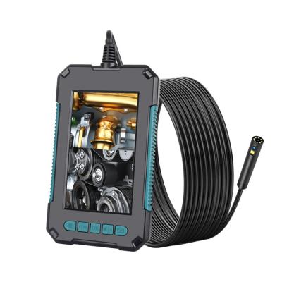 China Hot Sale NIGHT VISION P40 Handheld Industrial Endoscope 1080P Dual 4.3 Inch 8led Screen Borescope 8mm Borescope Pipe Inspection Camera for sale