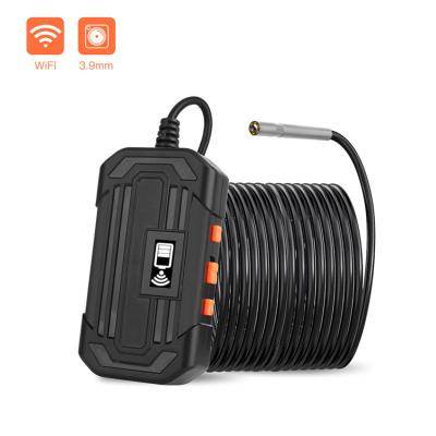 China 1080P HD 10m Rigid Wire 3.9mm Plastic Lens Wireless Handheld Industrial Wifi Endoscope Camera for sale