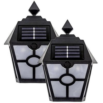 China Garden Classic Style 2LED Customized Solar Light Lamp for sale