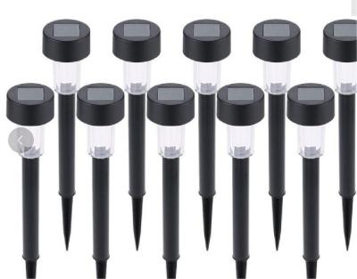 China 10pk Solar Garden Pathway Lights for Lawn and Garden for sale