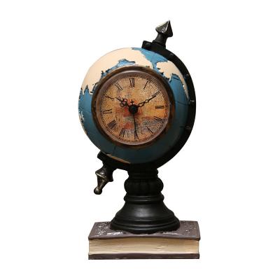 China Creative spherical office study living room home Europe decoration accessories clock office home decoration for sale