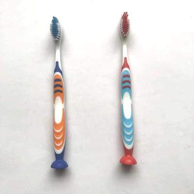 China OEM Children / Kids Disposable Teeth Whitening Wholesale Dental Supplies Child Toothbrush With Suction Cup for sale