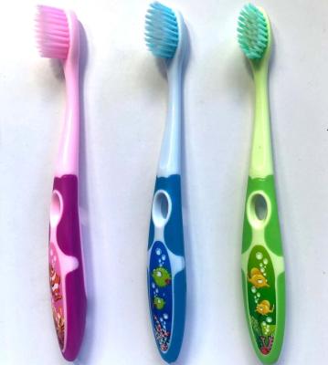 China Factory direct supply OEM disposable new fashion soft stiffen cartoon children toothbrush for sale