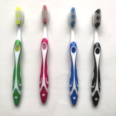 China OEM Disposable Wholesale Manual Customized Home Use PP Long Handle Plastic Adult Toothbrush for sale