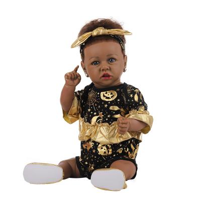 China Toy Wholesale Reborn Toddler Baby soft Saskia Bebe Doll reborn in Princess Dress Handmade Collectible Art Doll Bath Toy for sale