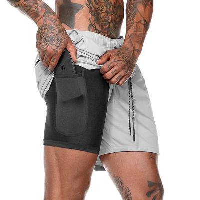 China QUICK DRY Mens Gym Fashion Summer Hombre Shorts Deportivo Hombre OEM Jogging Evertop Shorts 2 In 1 Mesh Shorts for sale