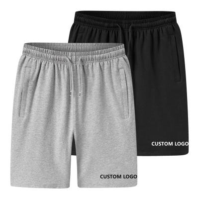 China Anti-Wrinkle Evertop OEM ODM White Shorts French Brand Logo Custom Shorts Set Men Terry Cotton Jogger Sweat 100 for sale